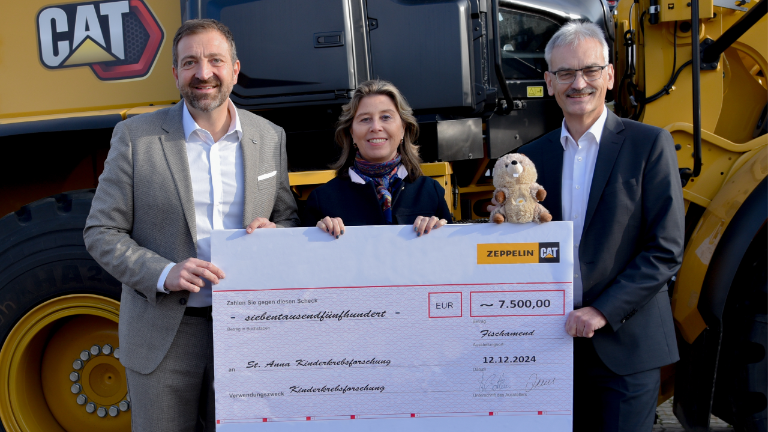 Zeppelin Österreich als konstanter Unterstützer der St. Anna Kinderkrebsforschung 